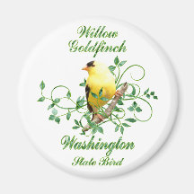 Goldfinch Washington State Bird Magnet