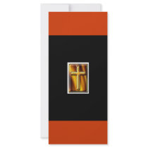 Goldfirecross Bookmarker rack cards by WeddingWorks Goldfirecross Bookmarker rack cards