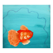 GOLDFISH A SWIMMING posters by anaisacolon GOLDFISH A SWIMMING posters