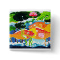 Goldfish and waterlily buttons by Annaart Goldfish and waterlily buttons