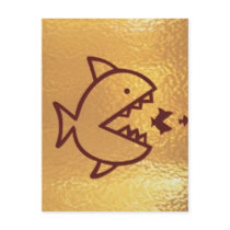 Goldfish Bigfish Smallfish Postcard