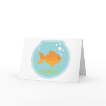 Goldfish Bowl Greeting Cards