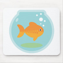 Goldfish Bowl Mouse Pads