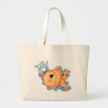 Goldfish Bubbles Tote Bags