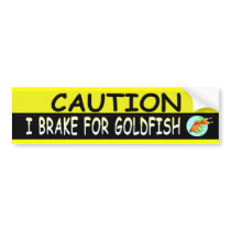 GOLDFISH bumper stickers by bumper2bumper GOLDFISH bumper stickers