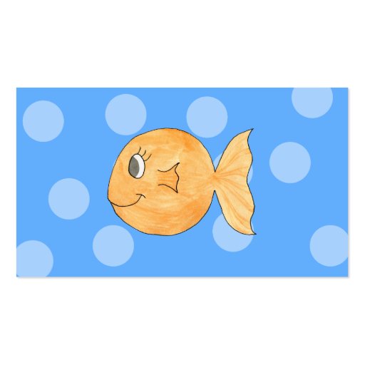 Goldfish. Business Card (back side)