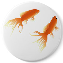 GOLDFISH PINBACK BUTTONS