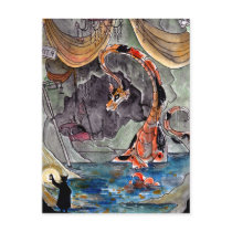 Goldfish Dragon's Lair Postcard