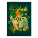 Goldfish Fantasy zazzle_card