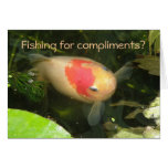 Goldfish Funny Greeting Card