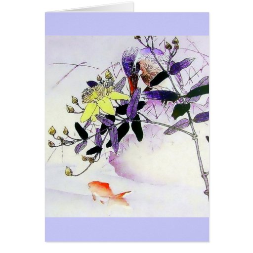 Free Printable Japanese Christmas Cards | goldfish kingfisher japanese print greeting cards zazzle Free Printable Japanese Christmas Cards | goldfish kingfisher japanese print greeting cards zazzle