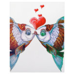 Goldfish Kiss Personalized Letterhead