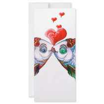 Goldfish Kiss Custom Rack Cards