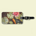 Goldfish Koi Pond Water Lilies luggage tags