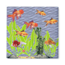 Goldfish Fridge Magnet