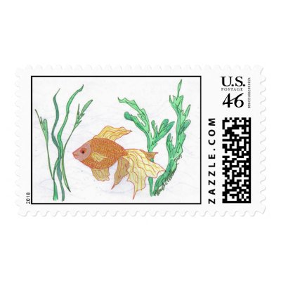 Goldfish Stamp by pidgiefund