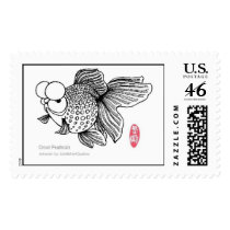 Goldfish Postage postage by GoldfishArtQuatics Goldfish Postage postage