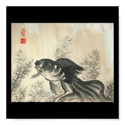 Goldfish Poster Print by plasticpumpkin