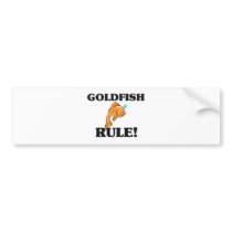 GOLDFISH Rule! bumper stickers by AnimalShirts GOLDFISH Rule! bumper stickers