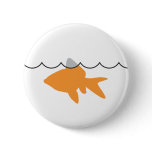 Goldfish Shark Button