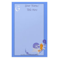 Goldfish Stationery by Customizables Goldfish Stationery