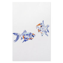 Goldfish stationery by EscapeArtist Goldfish stationery
