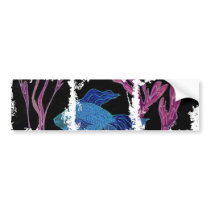Goldfish Turned Betta bumper stickers by pidgiefund Goldfish Turned Betta bumper stickers