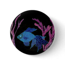 Goldfish Turned Betta Buttons