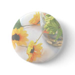 Goldfish Wedding Centerpiece Flowers, Faded ver. Pinback Buttons