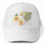 Goldfish Wedding Centerpiece Flowers, Faded ver. Mesh Hats