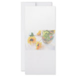 Goldfish Wedding Centerpiece Flowers, Faded ver. Personalized Rack Card