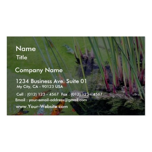 Goldfishes Business Card Templates