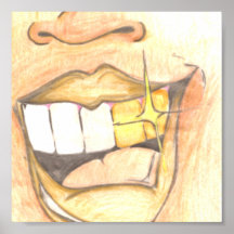 GoldGrill Print