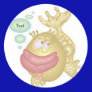 Goldie Fish Stickers Personalized