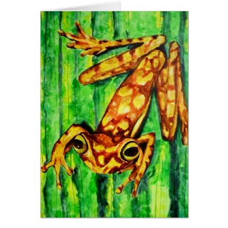 Goldie The Tree Frog Cards