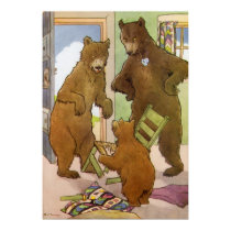 Goldilocks and 3 Bears posters