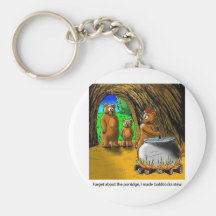 Goldilocks_and_the_3_bears Keychain