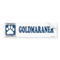 Goldmaraner Blue bumper stickers