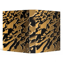 Goldmine Stone Plateau : Embossed Waves Vinyl Binder