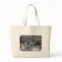 Goldminers Gold Rush Miners ~ California 1850 Canvas Bags