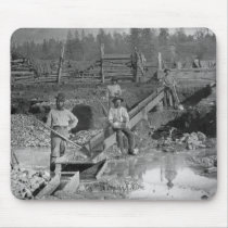 Goldminers Gold Rush Miners ~ California 1850 Mouse Pads