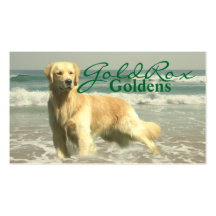 GoldRox Goldens Business Card
