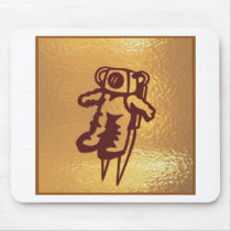 GoldStar, Star, Orbit, Robot : Joshino Gozzlo Mousepads