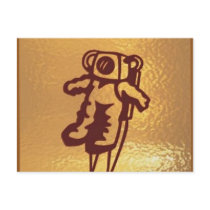 GoldStar, Star, Orbit, Robot : Joshino Gozzlo Postcards