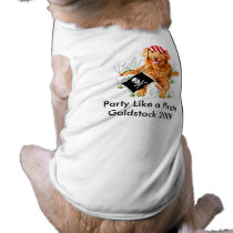 Goldstock Pirate Shirt pet clothing