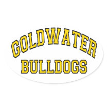 Goldwater Bulldogs Oval Sticker