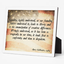 Goldwater Equality Display Plaques