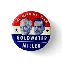 Goldwater-Miller jugate - Button