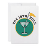 golf 19th hole drink time humor personalized invitations