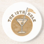 Golf 19th Hole T-shirts and Gifts Beverage Coasters